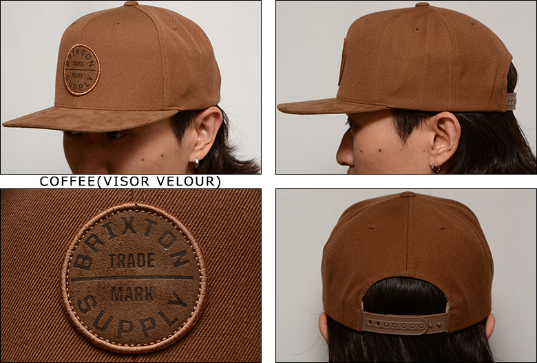 BRIXTON（ブリクストン） BRIXTON OATH 3 SNAPBACK CAP キャップ