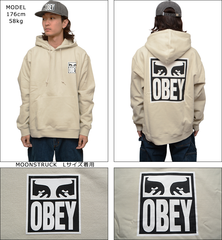 OBEY（オベイ） パーカー OBEY EYES ICON HOOD 正規取扱店 フーディー 