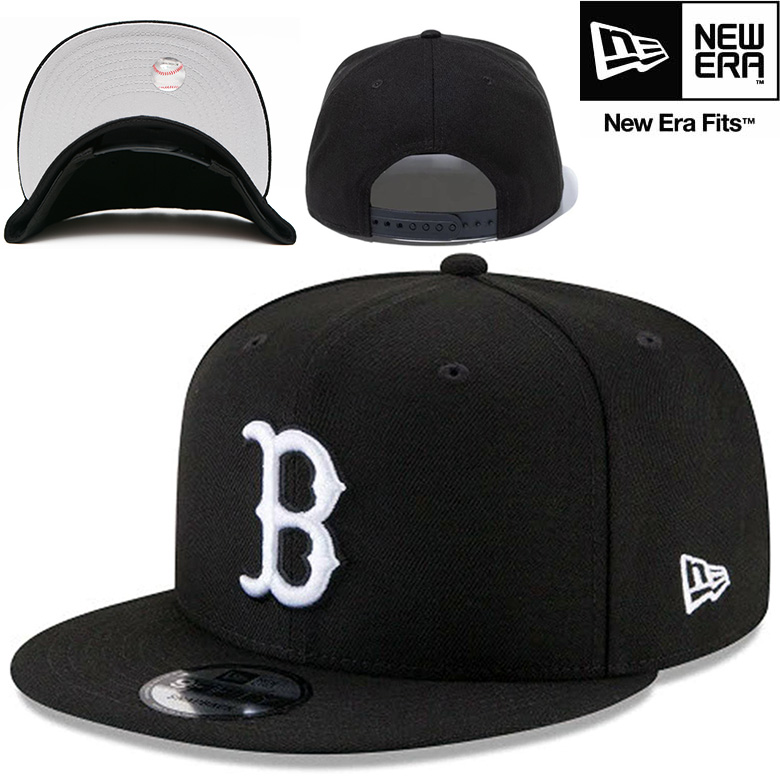 ニューエラ 限定 キャップ 海外限定 日本未発売 NEW ERA 9FIFTY MLB Boston Red Sox Black / White  ボストン・レッドソックス CAP MLB