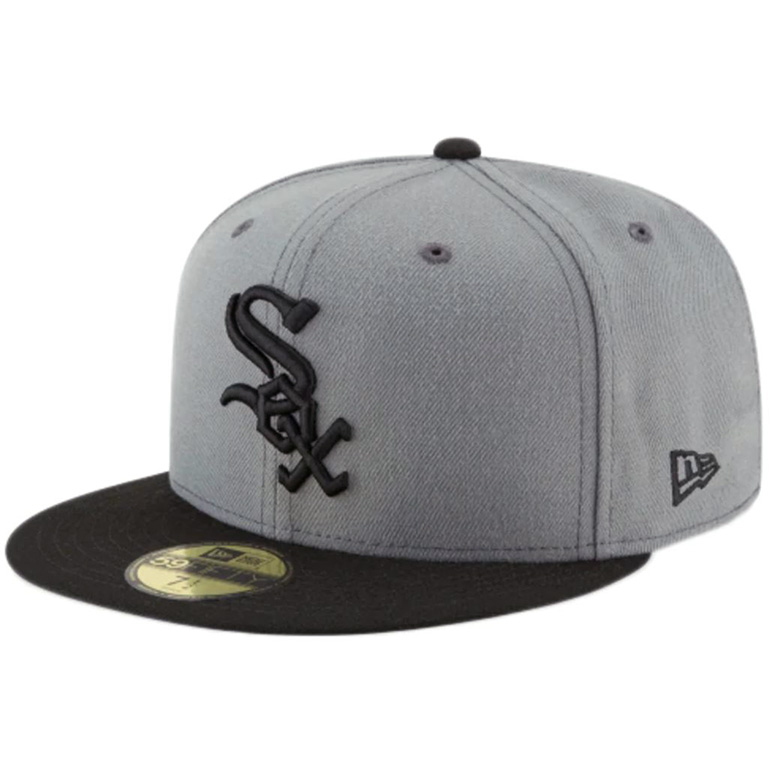 ニューエラ 海外限定 日本未発売 NEW ERA 59FIFTY MLB Chicago White Sox Grey / Black  シカゴ・ホワイトソックス 正規取扱店 CAP キャップ 帽子