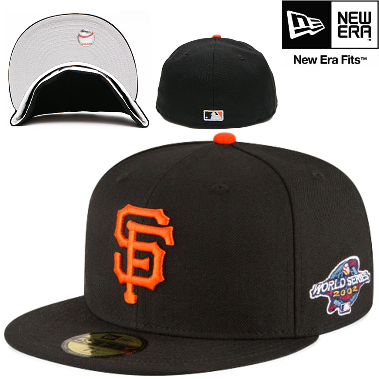 ニューエラ 海外限定 日本未発売 NEW ERA 59FIFTY MLB San Francisco Giants World Series 2002  Black サンフランシスコ・ジャイアンツ CAP キャップ 帽子