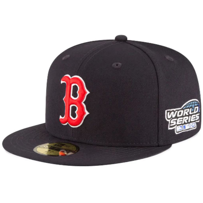 ニューエラ 海外限定 日本未発売 NEW ERA 59FIFTY MLB Boston Red Sox World Series 2004 Navy  ボストン・レッドソックス CAP キャップ 帽子