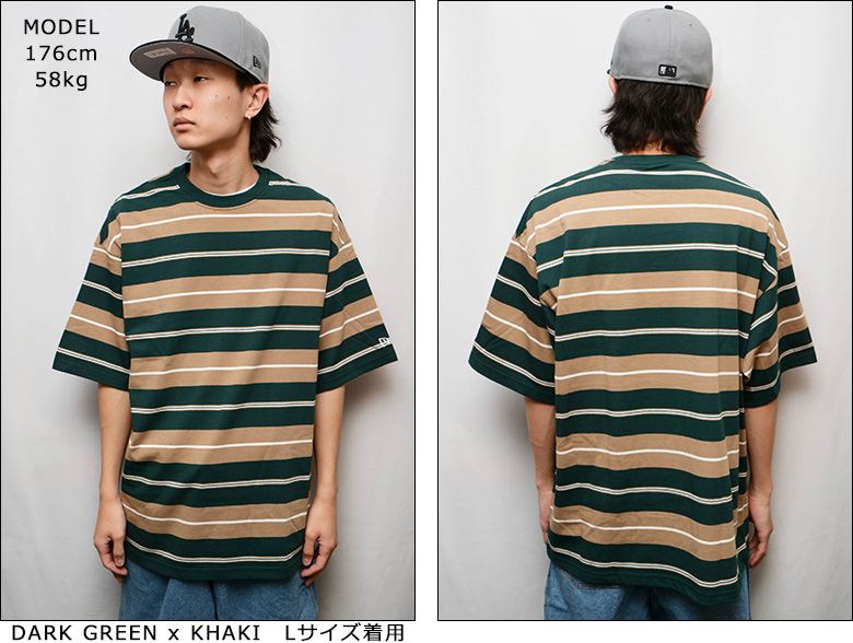 NEW ERA ニューエラ Tシャツ MULTI BORDER TEE 正規取扱店 半袖T