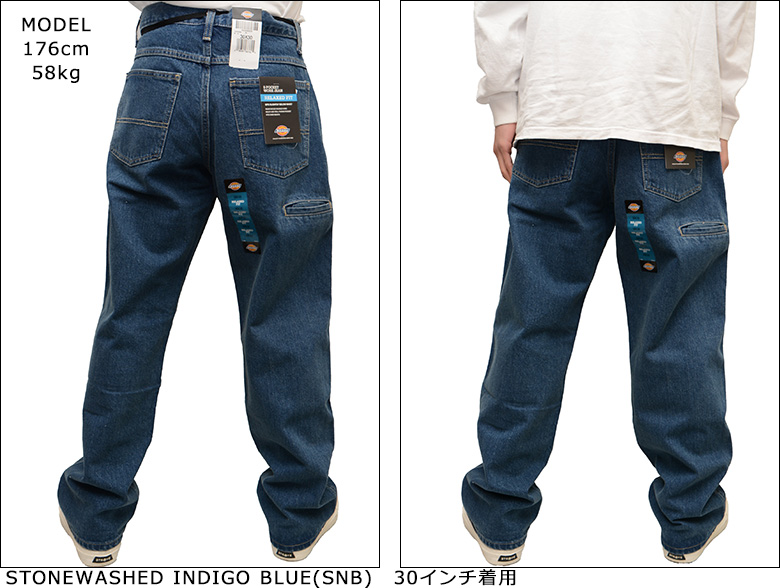 00s Dickies ダブルニー デニムパンツ 32×30 USA企画 レア Dickies ディッキーズ ダブルニー デニム パンツ DICKIES DOUBLE