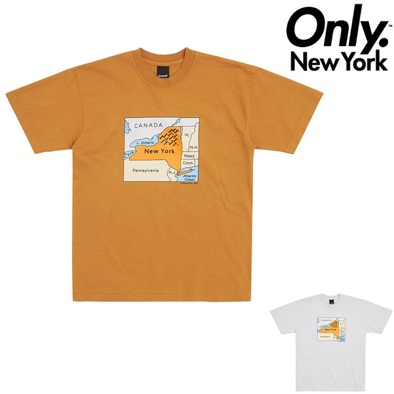 ONLY NY NY MAP TEE オンリーニューヨーク Tシャツ 半袖Tシャツ