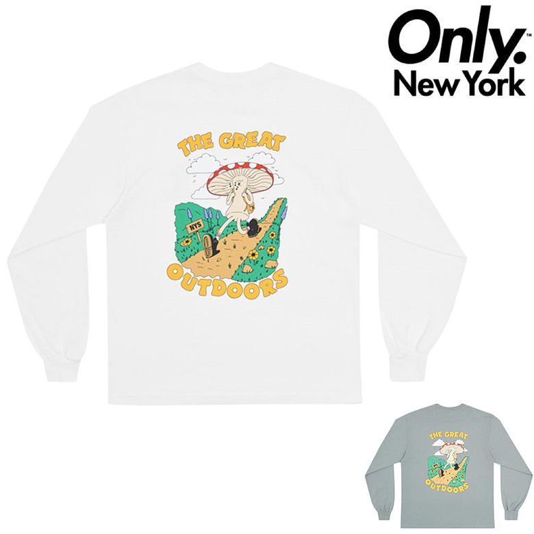 ONLY NY GREAT OUTDOORS L/S TEE オンリーニューヨーク ロンT Tシャツ 長袖Tシャツ ロングスリーブ ONLY  NEWYORK : onlynewyork-2103246 : PAJABOO - 通販 - Yahoo!ショッピング