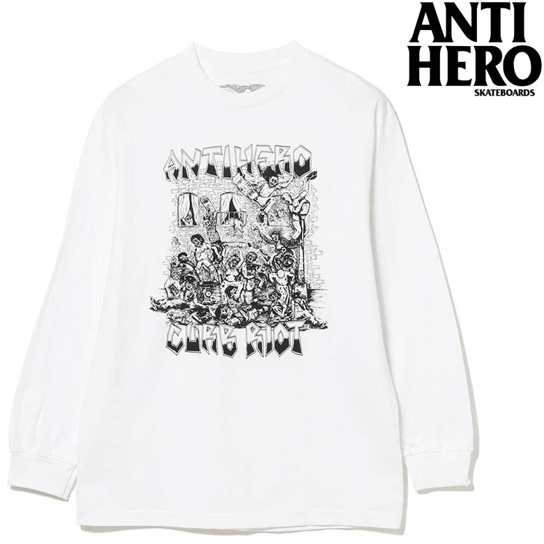 ANTIHERO（アンタイヒーロー） ANTI HERO CURB RIOT L/S TEE ロンT