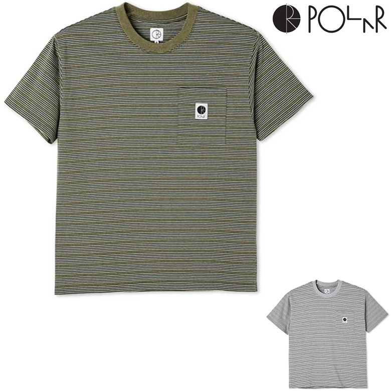 POLAR SKATE CO. STRIPE POCKET TEE ポーラースケートカンパニー T