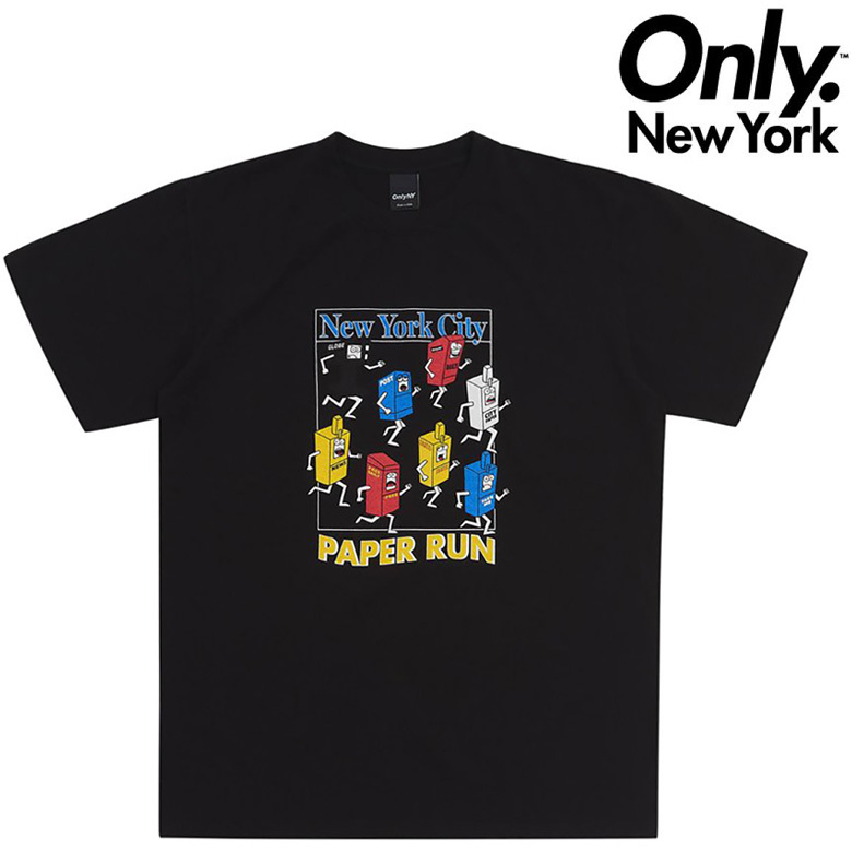 ONLY NY PAPER RUN TEE オンリーニューヨーク Tシャツ 半袖T