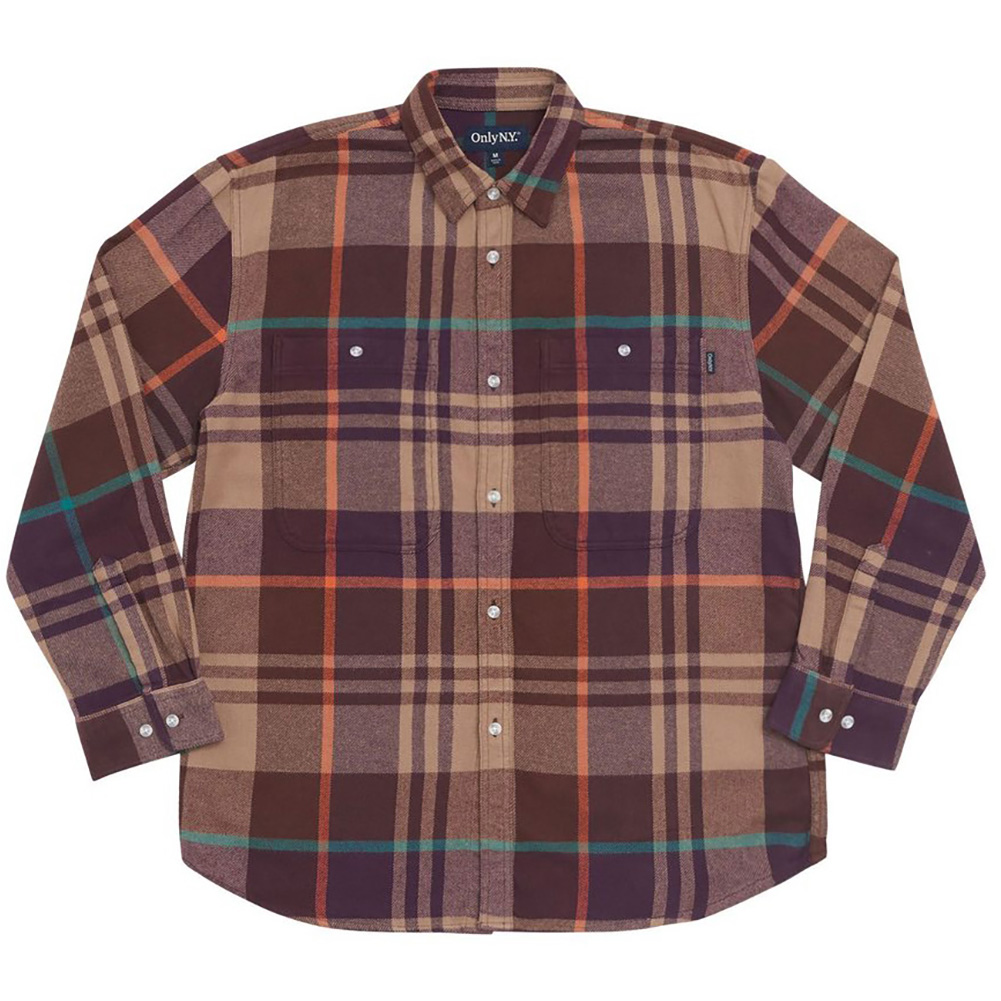 （ オンリーニューヨーク シャツ ） ONLY NY BIG POCKET FLANNEL SHIRT 長袖シャツ ネルシャツ チェックシャツ  ONLY NEWYORK Tシャツ