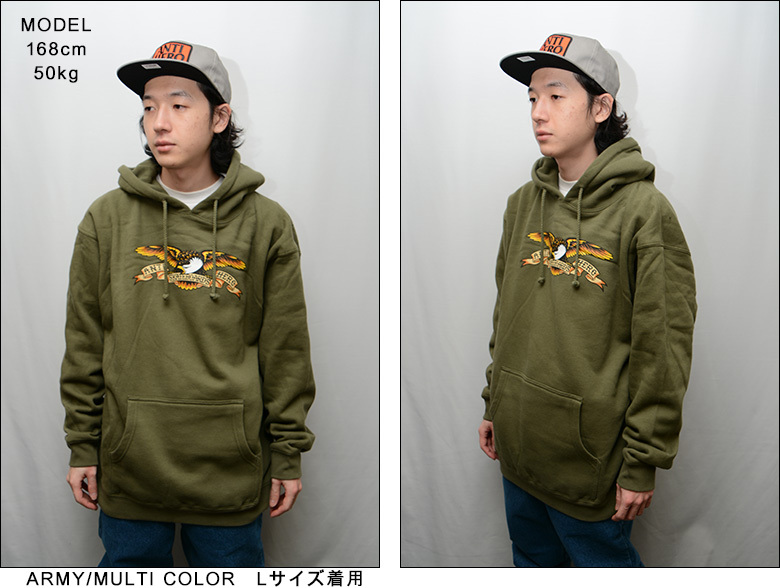 アンタイヒーロー パーカー ANTI HERO EAGLE PULLOVER HOOD