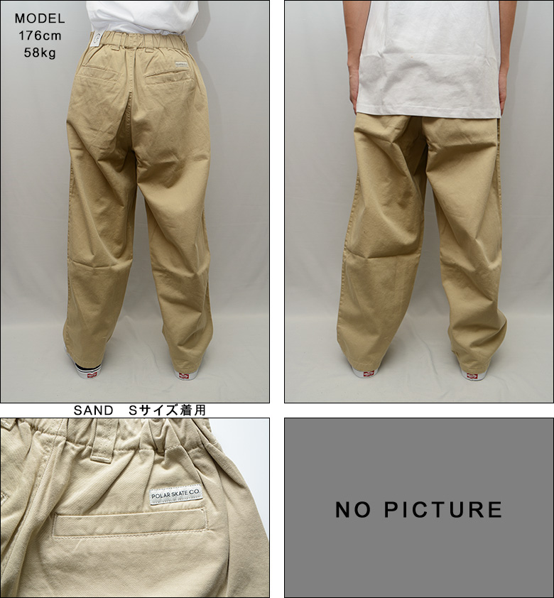 （ ポーラースケートカンパニー ワイドパンツ ） POLAR SKATE CO. RAILWAY CHINOS チノ パンツ イージーパンツ  スケートパンツ スケーター スケート ボトムス