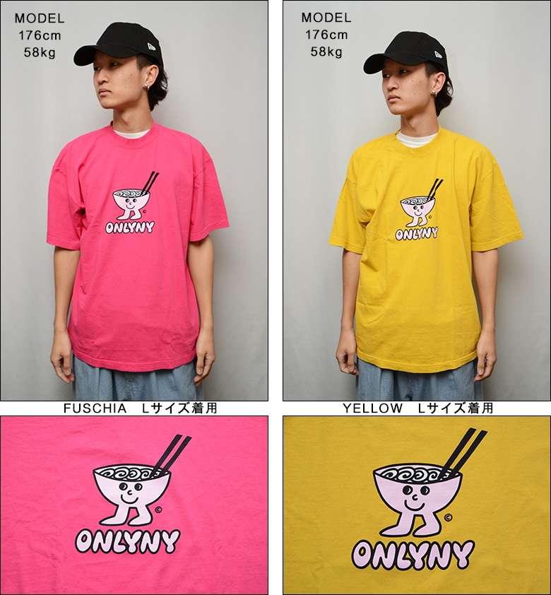 オンリーニューヨーク Tシャツ ） ONLY NY RAMEN TEE 半袖Tシャツ