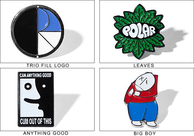 POLAR SKATE CO. ポーラースケートカンパニー ピンバッジ PIN