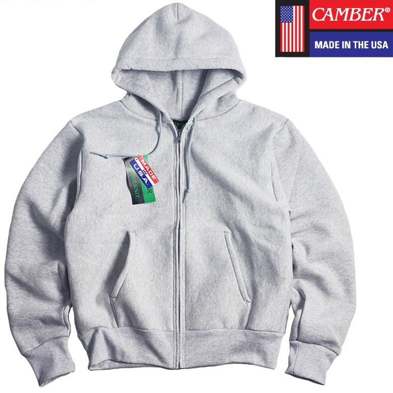 CAMBER（キャンバー） パーカー CAMBER ZIPPER HOODED 231 CROSS KNIT