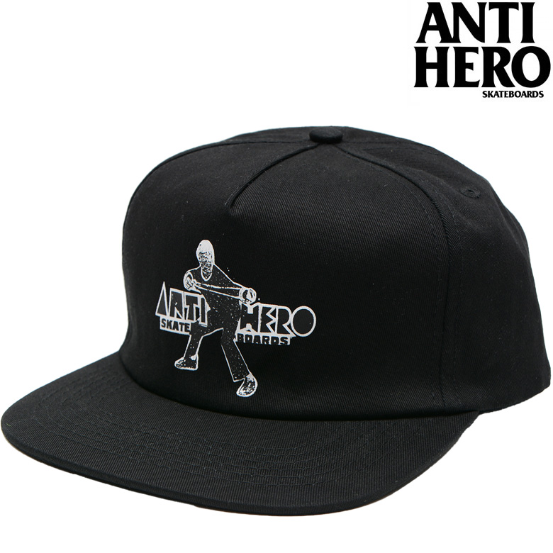 ANTI HERO SKATEBOARDS トラッカーキャップ 90s USA製 送料無料 90s ANTI HERO アンタイヒーロー CAP キャップ 黒白 USA製