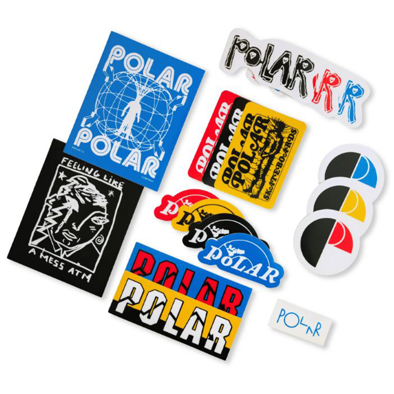 POLAR SKATE CO.（ポーラースケートカンパニー） ステッカー POLAR