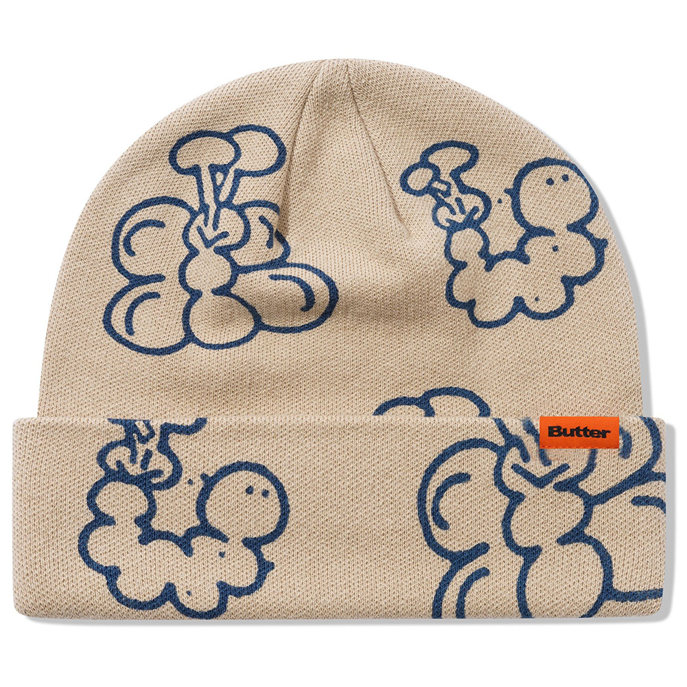 バターグッズ キャップ BUTTER GOODS BUGS BEANIE ニットキャップ ビーニー ニット帽 CAP ワッチキャップ 帽子 スケート