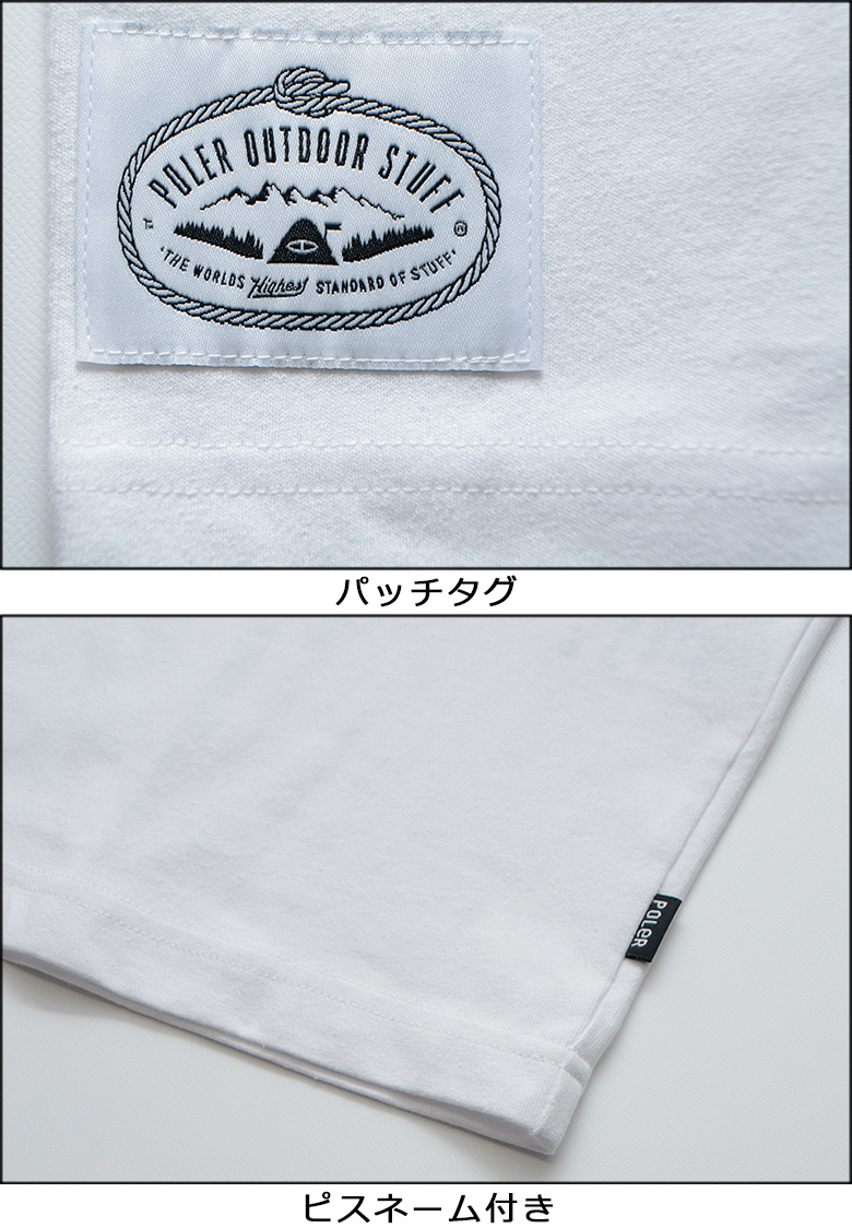 POLeR ポーラー Tシャツ LEVELS TRIM TEE 正規取扱店 半袖T