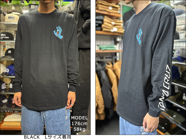 SANTA CRUZ（サンタクルーズ） ロンT SANTA CRUZ SCREAMING HAND L/S