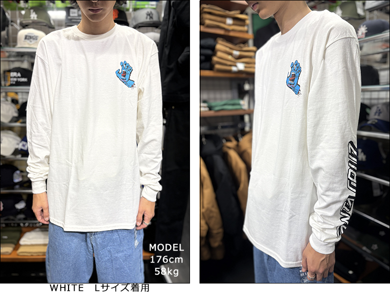 SANTA CRUZ（サンタクルーズ） ロンT SANTA CRUZ SCREAMING HAND L/S