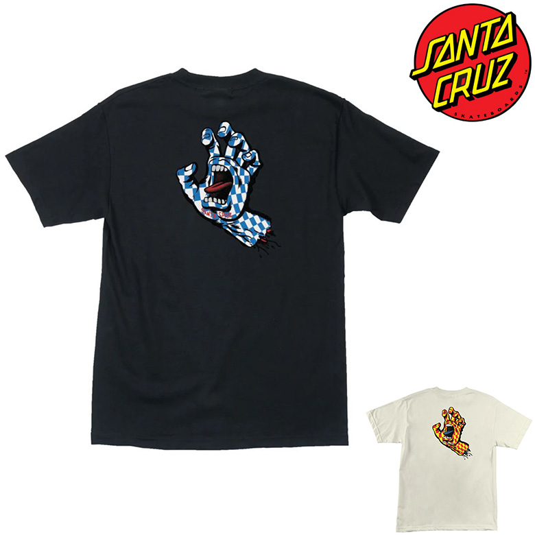 サンタクルーズ Tシャツ ） SANTA CRUZ ARCH CHECK HAND S/S TEE 半袖T 