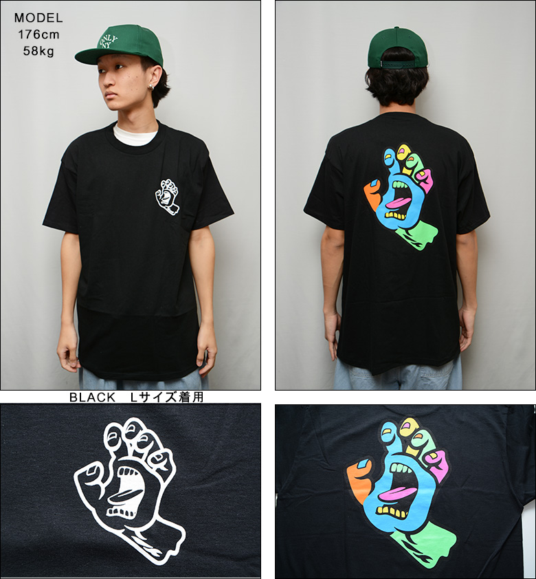 サンタクルーズ SANTA CRUZ スクリーミングハンド Tシャツ Lサイズ SANTA CRUZ（サンタクルーズ） （ サンタクルーズ Tシャツ ） SANTA