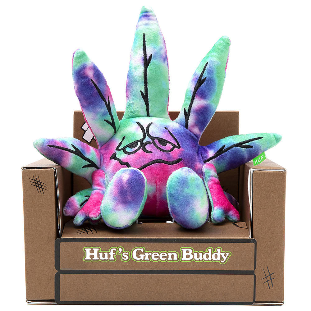 huf 420 GREEN BUDDY TIEDYE PLUSH ぬいぐるみ HUF（ハフ） （ ハフ プラッシュトイ ）HUF GREEN BUDDY TYE DYE PLUSH