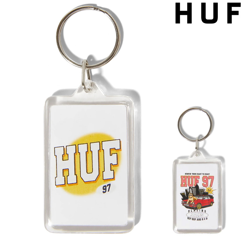 hufキーストラップ HUF（ハフ） キーチェーン HUF 97 KEYCHAIN キーホルダー アクセサリー