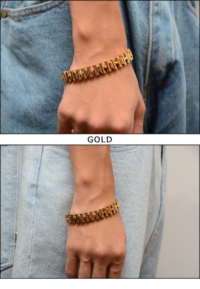 HUF（ハフ） ブレスレット HUF H LINK BRACELET アクセサリー