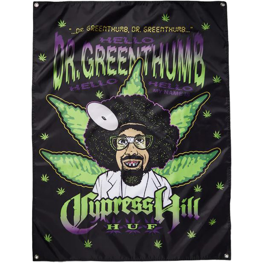 HUF（ハフ） サイプレス・ヒル バナー HUF x CYPRESS HILL GREENTHUMB