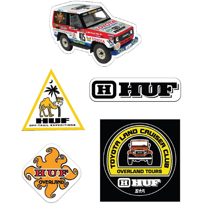 HUF（ハフ） トヨタ ランドクルーザー ステッカー HUF TOYOTA LAND