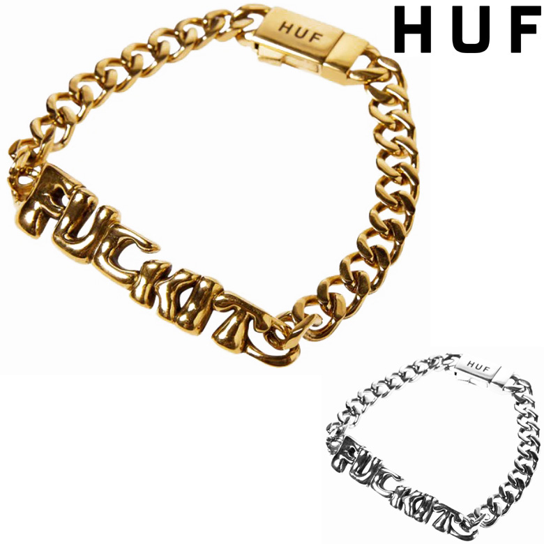 HUF（ハフ） ブレスレット HUF FUCK IT WARPED ID BRACELET