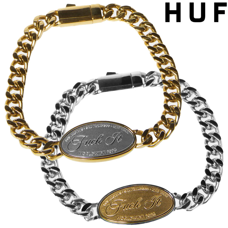 HUF FUCK IT ネックレス　箱あり Amazon.co.jp: (ハフ) HUF FUCK IT GOLD NECKLACE (NECKLACE