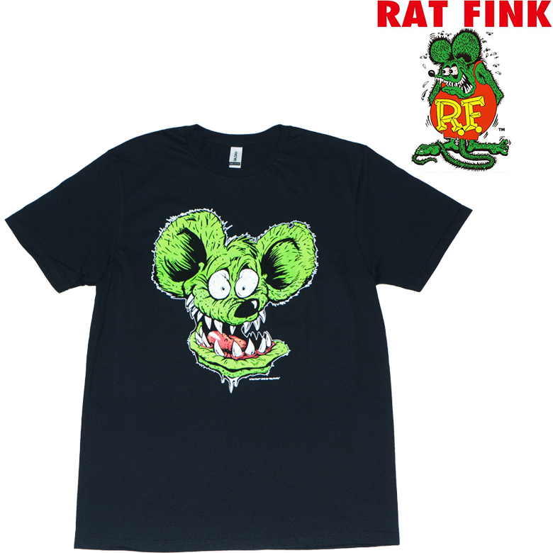 RAT FINK（ラットフィンク） Tシャツ RAT FINK RAT FACE TEE 半袖T T