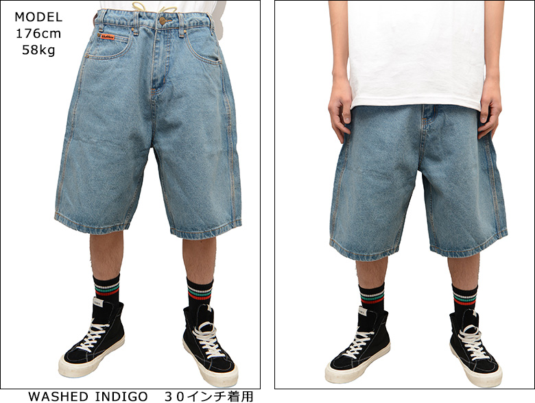 Butter Goods（バターグッズ） ハーフパンツ BUTTER GOODS BAGGY DENIM