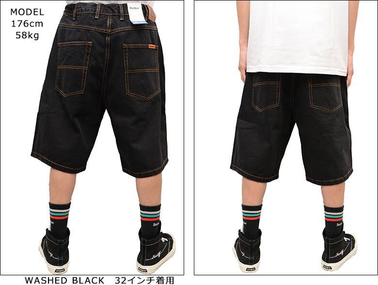 【Butter Goods】バターグッズ Baggy Denim Shorts Butter Goods Baggy Denim Shorts - Washed Indigo – Palm Isle