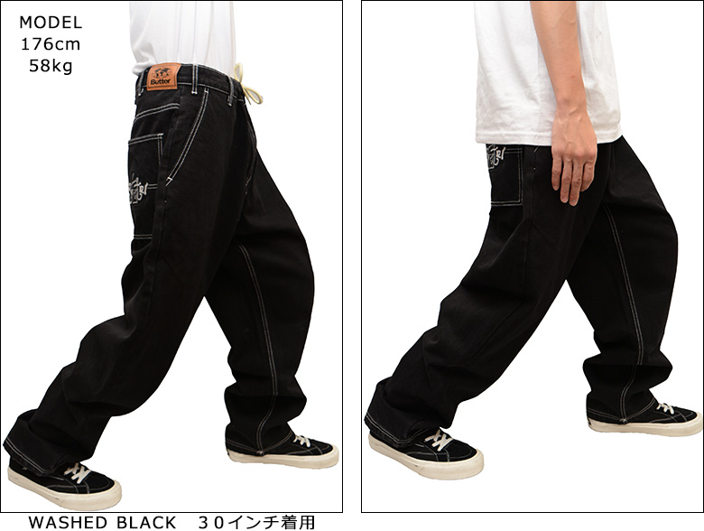 Butter Goods（バターグッズ） パンツ BUTTER GOODS SCRIBBLE DENIM