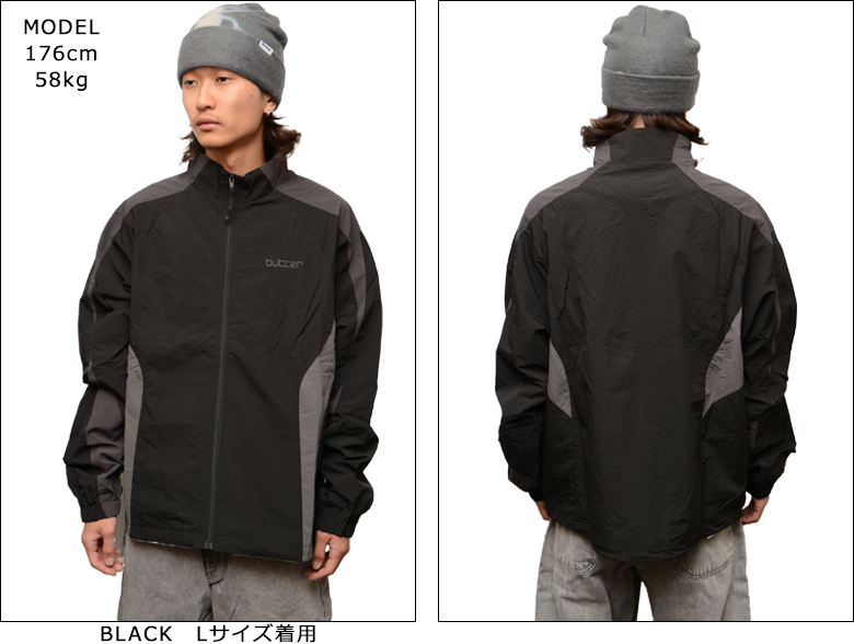 Butter Goods × DCナイロンジャケット Mサイズ バターグッズ ジャケット BUTTER GOODS OFFSIDE JACKET アウター