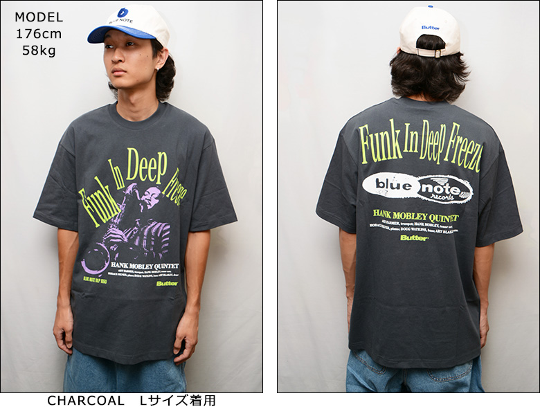 Butter Goods x Blue Note Funk Tシャツ 半袖 2色 送料込み Butter Goods バターグッズ Tシャツ BUTTER GOODS x BLUE NOTE