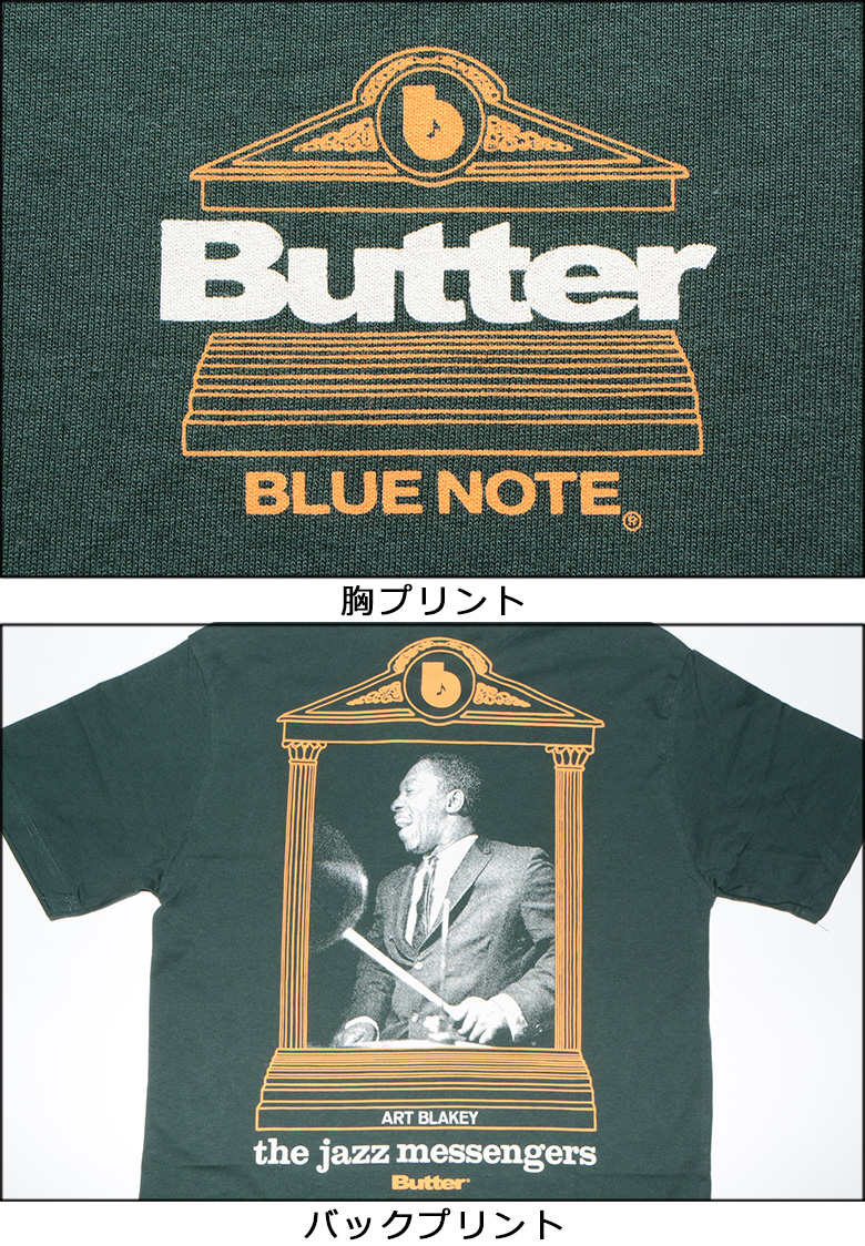 Butter Goods バターグッズ Tシャツ BUTTER GOODS x BLUE NOTE