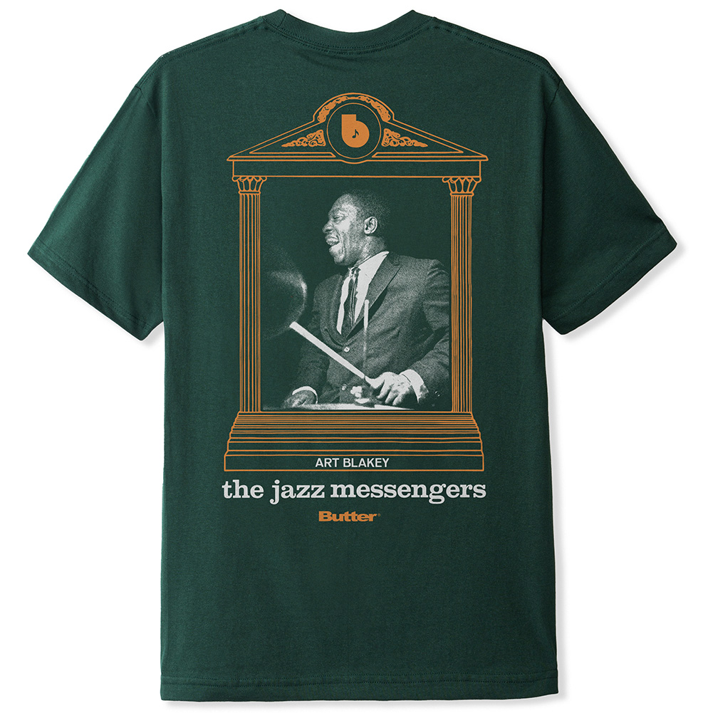 【バターグッズ】Butter Goods Jazz Messengers Tee Butter Goods バターグッズ Tシャツ BUTTER GOODS x BLUE NOTE