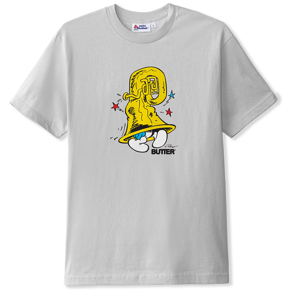 バターグッズ Tシャツ BUTTER GOODS x THE SMURFS HARMONY TEE