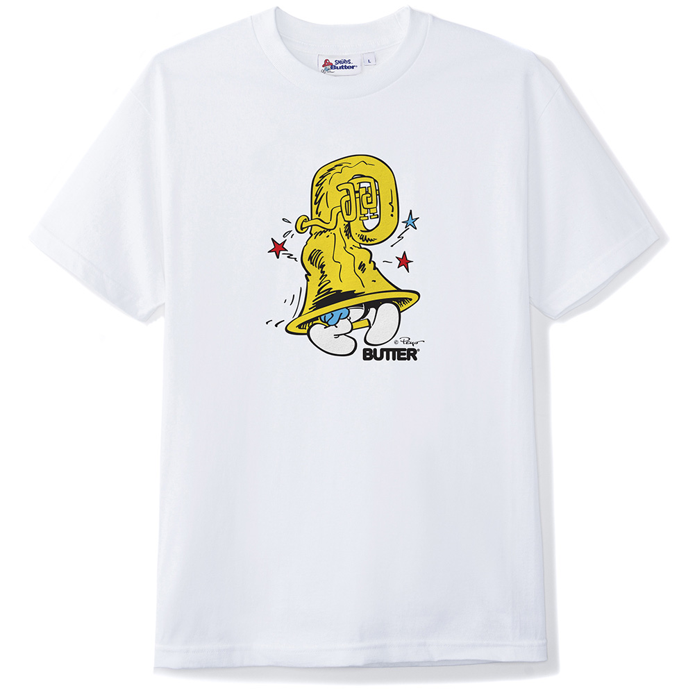 バターグッズ Tシャツ BUTTER GOODS x THE SMURFS HARMONY TEE