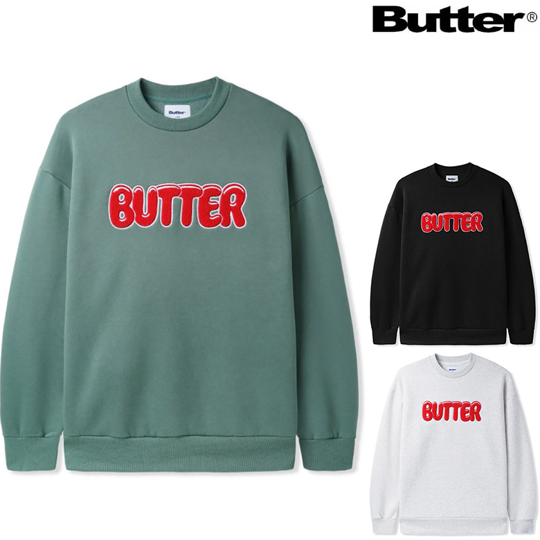 バターグッズ トレーナー ） BUTTER GOODS GOO CREW NECK SWEAT SHIRT