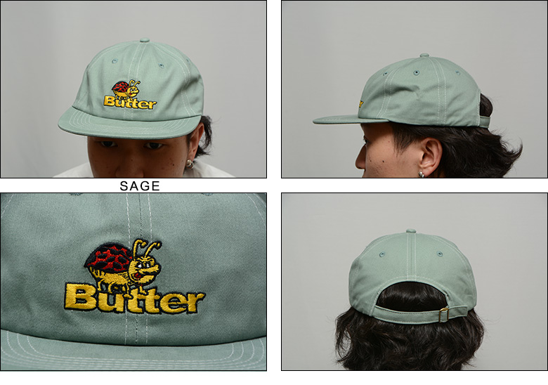 （ バターグッズ キャップ ） BUTTER GOODS BUG 6PANEL CAP