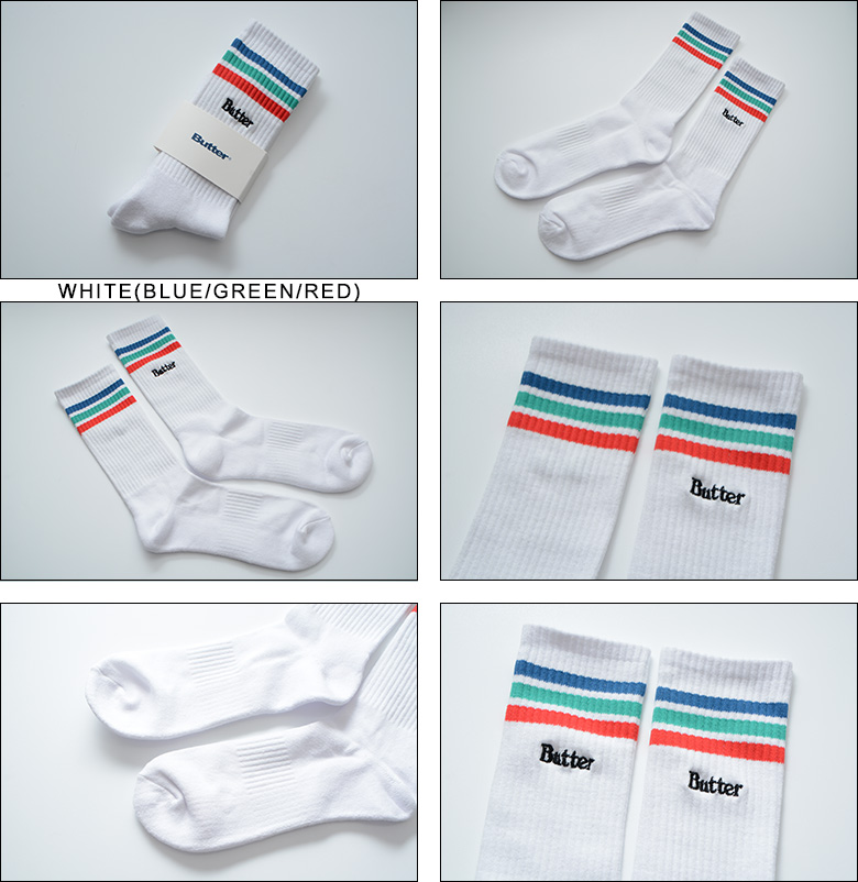 バターグッズ ソックス ） BUTTER GOODS STRIPE SOCKS
