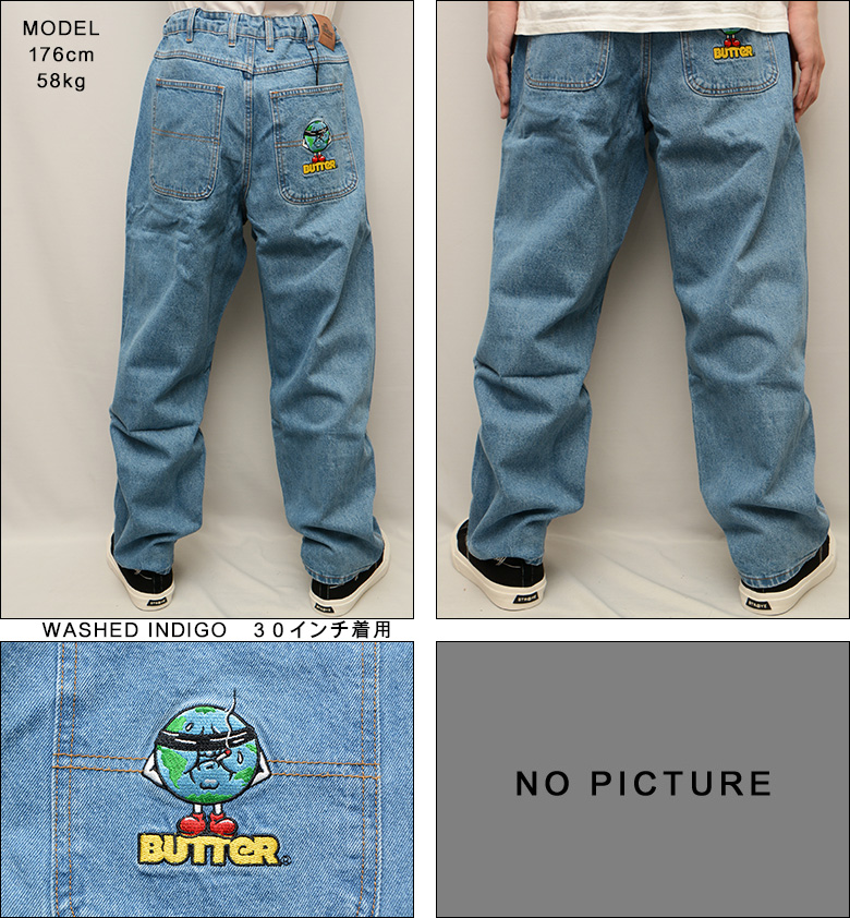 バターグッズ パンツ BUTTER GOODS BLINDFOLD DENIM PANTS