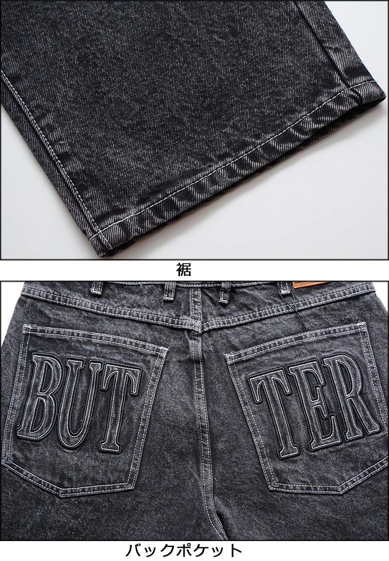 Butter Goods バターグッズ パンツ BUTTER GOODS APPLIQUE DENIM Butter Goods バターグッズ パンツ BUTTER GOODS APPLIQUE DENIM
