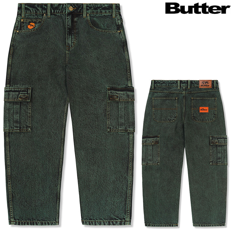 パンツ Butter Goods SANTOSUOSSO Santosuosso Denim Jeans, Dark Green – Butter Goods USA